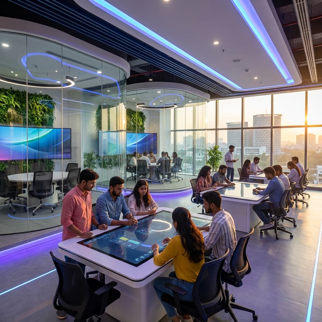 The Abhivorn Technologies office in Hyderabad